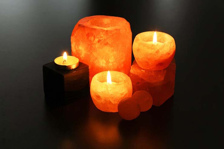 Salt Candle Holders