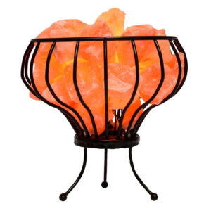 Himalayan Salt Lamp Melon Iron Basket